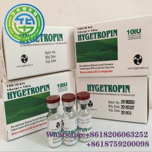 Hygetropin HGH 100iu/kit 10iu/Vial Hormone Girman Mutum don Gina Jiki