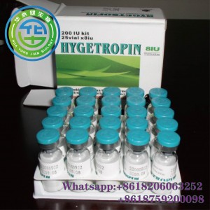 मानवी वाढ संप्रेरक पूरकांसाठी औषध नैसर्गिक हायजेट्रोपिन HGH 8iu/vial 200iu/किट