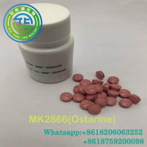 MK-2866 10mg रॉ स्टिरॉइड पावडर ऑस्टारिन 100 गोळ्या/बाटली एनोबोसार्म CAS 841205-47-8 प्रचंड स्नायूंसाठी