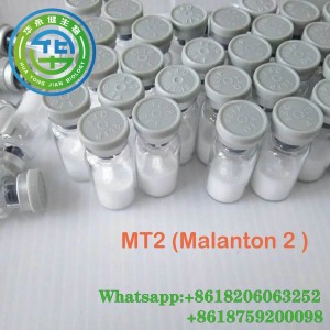 পেশী শক্তি CAS 121062-08-6 এর জন্য 99% উচ্চ মানের পেপটাইড হরমোন Melanotan-II/Malanton 2/MT2