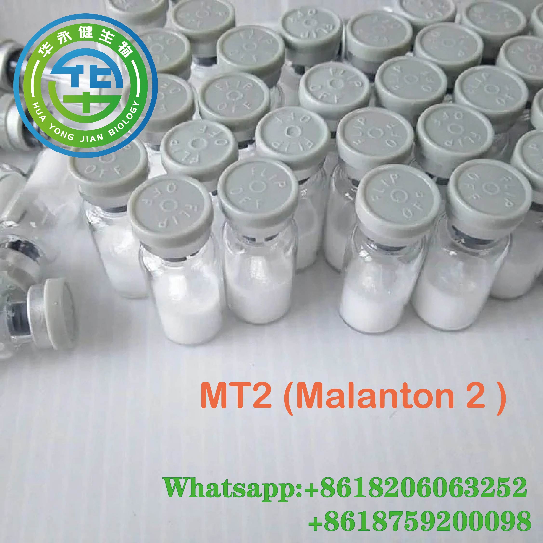 99% augstas kvalitātes peptīdu hormoni Melanotan-II/Malanton 2/MT2 muskuļu spēkam CAS 121062-08-6 Piedāvātais attēls