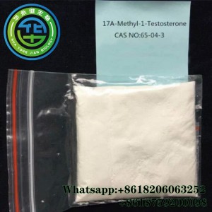Solide blanc de poudre crue d'hormone sexuelle de testostérone de Methyltestosterone 162 - point de fusion de 168 °C