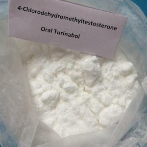 4-क्लोरोडेहाइड्रोमेथाइलटेस्टोस्टेरॉन स्नायू तयार करणे मजबूत प्रभाव ओरल ट्यूरिनाबोल स्टिरॉइड पावडर CasNO.2446-23-3