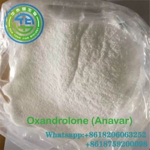 Pols de materials esteroides bruts Anavar anabòlic de culturisme positiu d'oxandrolona 99% CAS 53-39-4