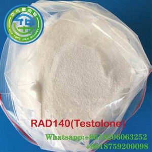 RAD140 Ọra Isonu Powder Testolone Pharmaceutical Intermediate pẹlu Ifijiṣẹ Ailewu CasNO.118237-47-0
