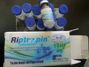 Riptropin 10iu HGH 176-191Full 10iu Original Blue Top cilvēka augšanas hormona peptīds svara dedzināšanai