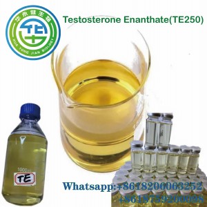 Testosterone Enanthate የተቀላቀለ አኖማስ TE250 250 mg/ml በመርፌ የሚወሰድ አናቦሊክ ስቴሮይድ ቢጫ ዘይቶች ለጡንቻ እድገት አካል ግንባታ