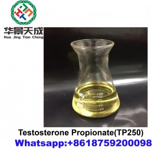 TP250 augstas tīrības pakāpes gatavā injicējamā kultūrisma eļļa testosterona propionāts 250mg/ml 10ml pudele