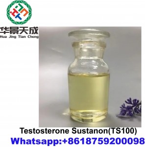 टेस्टोस्टेरॉन सस्टॅनॉन यलो लिक्विड TS100 इंजेक्टेबल अॅनाबॉलिक स्टिरॉइड्स 100 mg/ml स्नायूंच्या वस्तुमानासाठी
