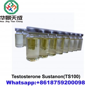 स्नायूंच्या वाढीसाठी अ‍ॅनाबॉलिक स्टिरॉइड्स हार्मोन ऑइल TS100 इंजेक्ट करणे पूर्व-समाप्त टेस्टोस्टेरॉन सस्टॅनॉन