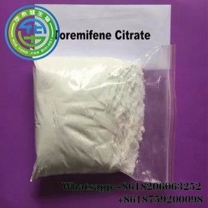 Puti nga Superb PCT Anti Estrogen Serm Powder Toremifene Citrate /Fareston para sa Pagkawala sa Bodyfat CAS 89778-27-8