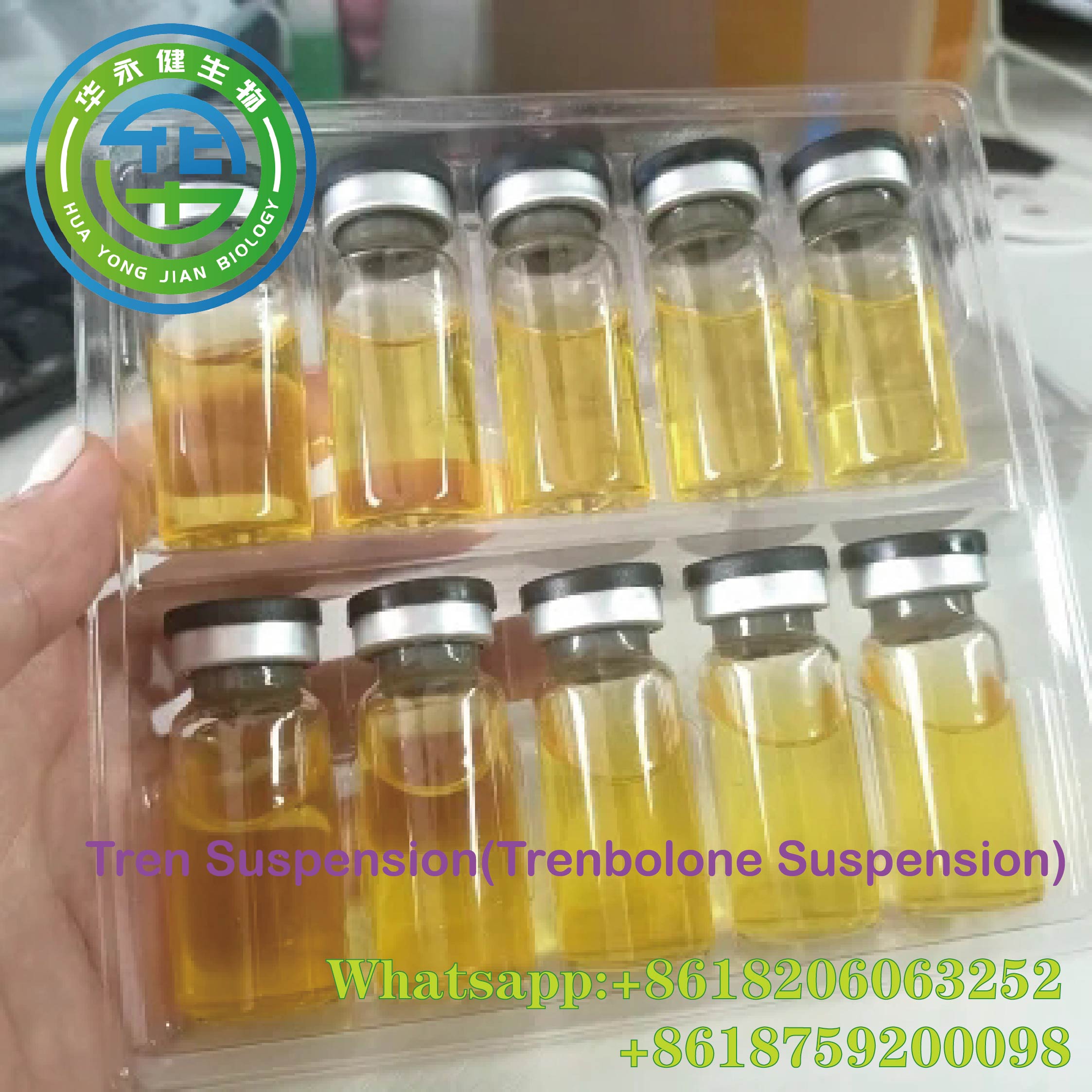 Trenbolone Suspension 100 Body Building Strong Effects 99% Purity 100mg/ml Anabolic Steroids