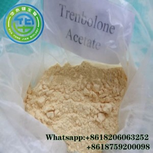 زرد Anabolic پائوڊر Tren anabolic steroid Trenbolone Acetate سائيڪل لاء باڊي بلڊنگ Tren A CasNO.10161-34-9