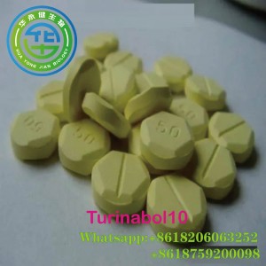 Turinabol 10 mg favorisant la croissance musculaire Stéroïdes anabolisants oraux Turinabol oral 100 pièces/bouteille