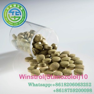 Winstrol 50mg Yüksek Saf Oral Anabolik Hormon Stanozolol 100pcs100 / şişe