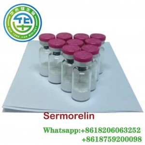 Effective Peptide Hormone Sermorelin Acetate For Bodybuilding Fitness CAS 86168-78-7