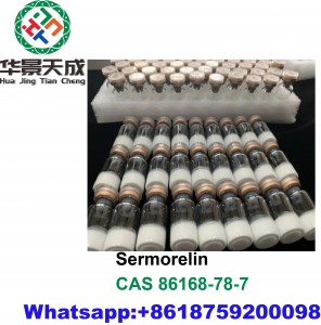 Muscle Gain Supplement Bodybuilding Sermorelin Steroids Powder Chemical CasNO.86168-78-7