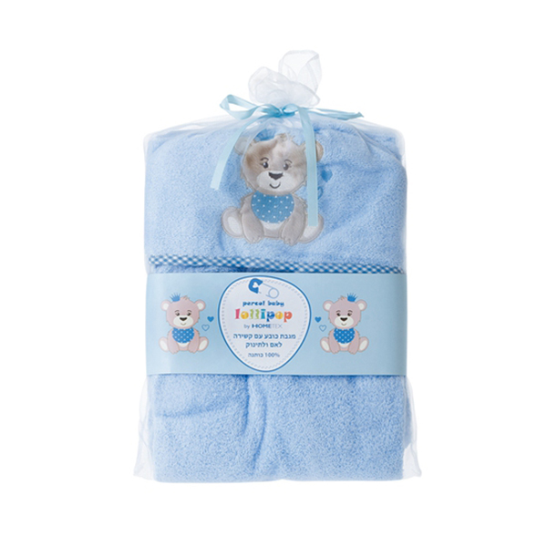 Embroidered Hooded Towels with ears & ties