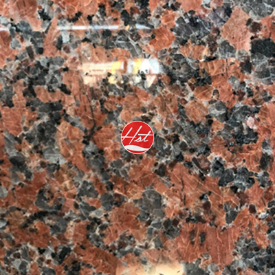 A very distinctive granite, “maple red” granite