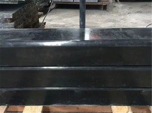 factory customized Black Wave Granite - Black granite polishing surface process tombstone  – Hengshitong