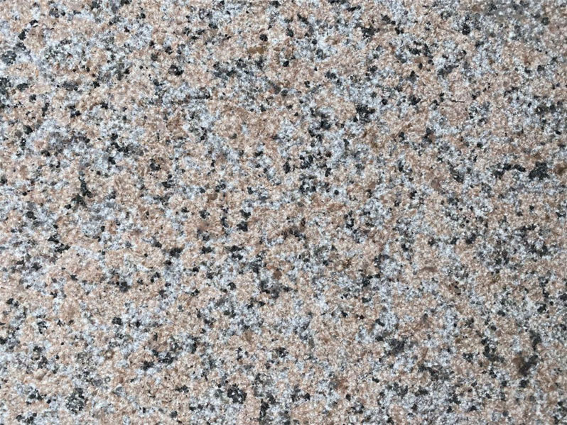 Red granite rough surface floor