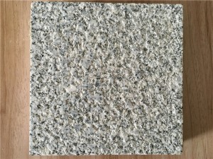 Gray granite rough surface tombstone