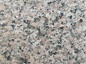 Red granite flamed surface and matte board