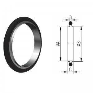 Strediaci krúžok-O'Ring *Materiál: hliník