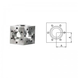 CF 6-Way Cubes Materiaal: 304 / L