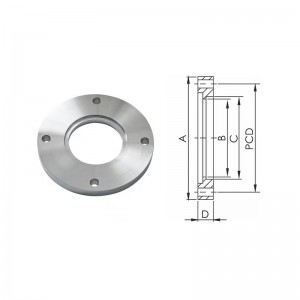 ISO-F Bored Flanges *Material: 304l