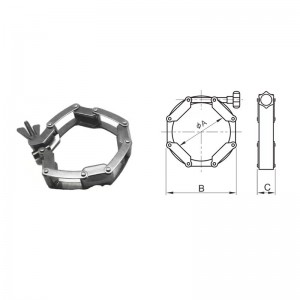 ISO SS Chain Clamp Material: SS304