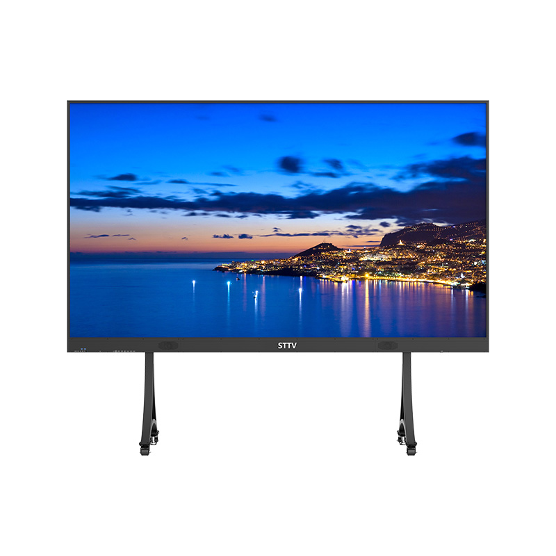 සම්මන්ත්‍රණ සහ රැස්වීම සඳහා ඇන්ඩ්‍රොයිඩ් පද්ධතිය සමඟින් STTV Ultra තුනී Smart LED TV All-in-One