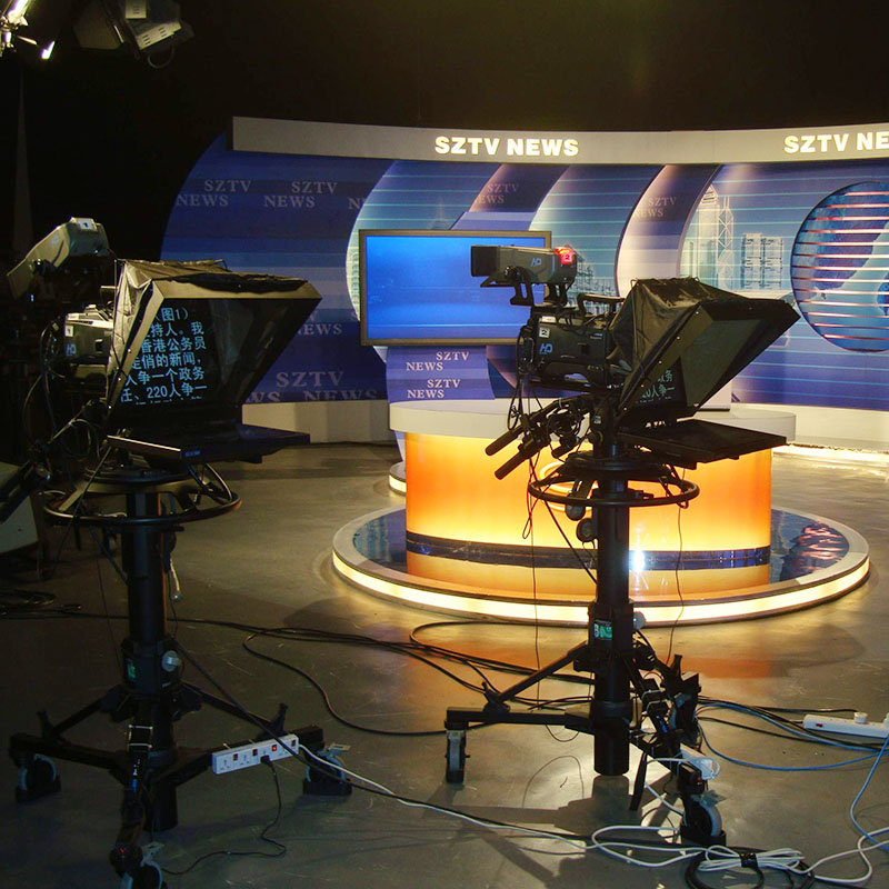 ST Teleprompter (Presidential and Broadcast Studio Teleprompter On Camera and Self-Stand type)
