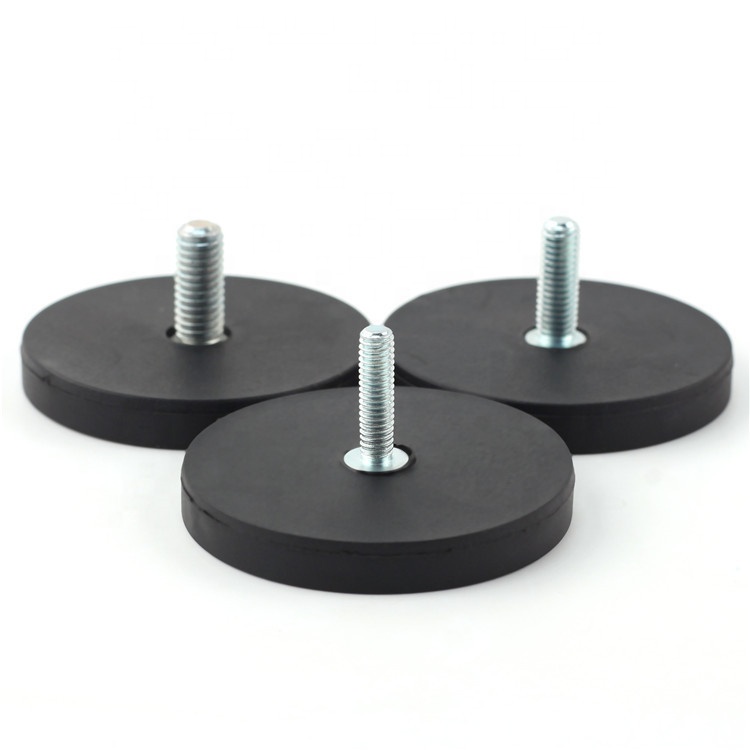 China Wholesale Magnetic Water Softener Supplier - Rubber Coated Neodymium Pot Magnets manufacture  – SINOMAKE