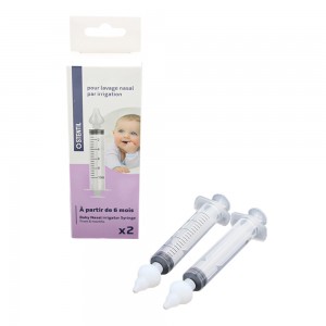 Factory Wholesale Infant Kid Nose Wash Cleaner Portable Syringe Baby Nose Nasal Irrigator Spray Aspirato