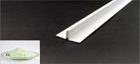 What are the factors that affect the color of white PVC profiles?