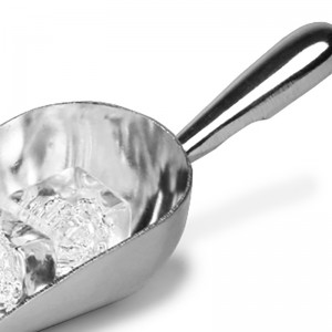 5 oz. zajemalka za led iz nerjavečega jekla iz aluminijeve zlitine