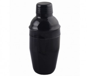 Powder Coated Deluxe Cocktail Shaker 250ml Mill-black