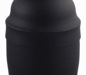Shaker per cocktail Deluxe verniciato a polvere 750ml Nero opaco