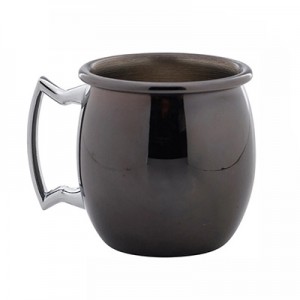 Gunmetal Black Plated Curved Moscow Mule кружка 550мл