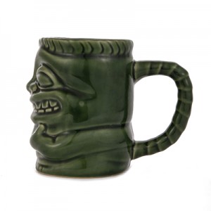 Ceramic Tiki Mug with Handle 425ml