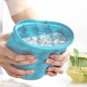 2 In 1 Silicone Ice Mold & Cooler 1.0L
