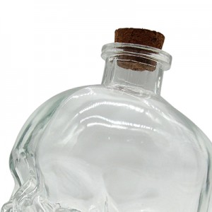 Tiki Skull Glass with Lid 700ml