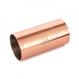 Copper Plated Double Thimble Measure 25&50ml
