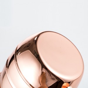 Copper Plated Barrel Mug 500ml