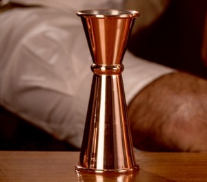 Copper Plated Banded Double Jigger 25/50ml