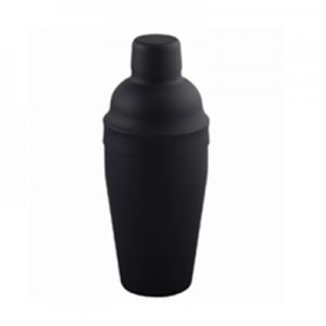 Shaker Cocktail Powder Coated Deluxe 550ml Мат-сиёҳ