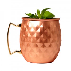Almasi Copper Plated Moscow Mule Mug 550ml