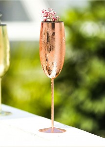 Copper Plated Champagne Mug 250ml