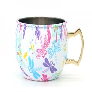 Dragonfly Curved Moscow Mule Mug 550ml